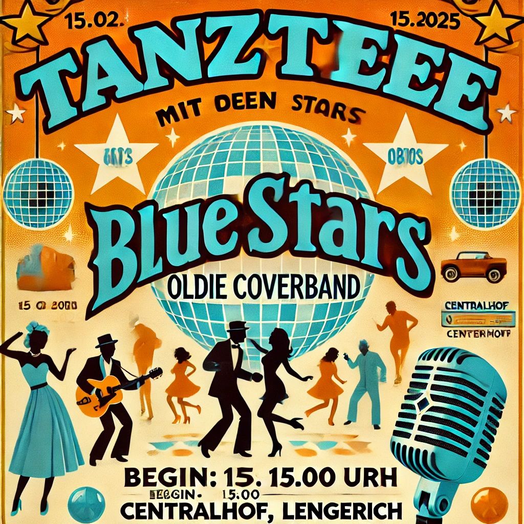 Tanztee mit den Blue Stars Oldie Coverband